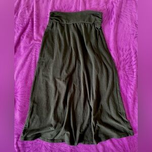 Y2K Mori-girl Black Women's Skirt